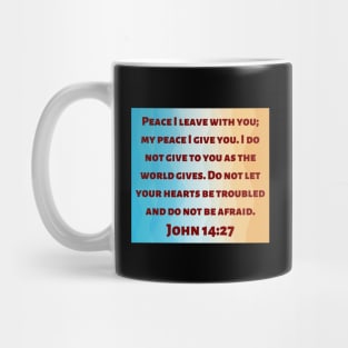 Bible Verse John 14:27 Mug